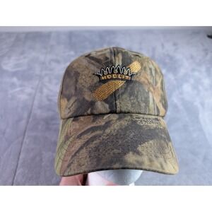 K-Products Advantage Timber Camo Snapback Hat Hoblit Corn Crown Logo Mens Cap